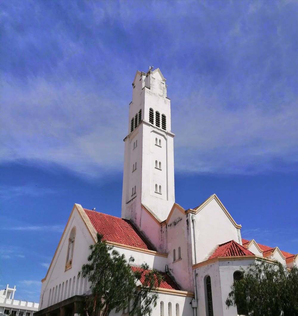 A photo of a church in Tanger, Morocco